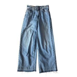 GAP Trouser High Rise Denim Wide Leg Jeans